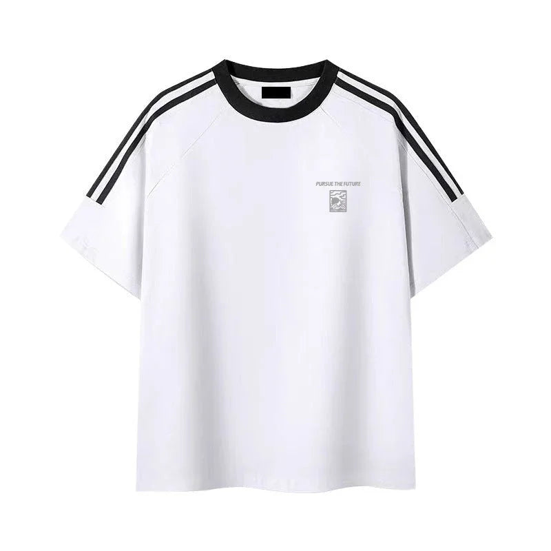 Short Sleeve Men's New Cotton T-shirt - VAleG