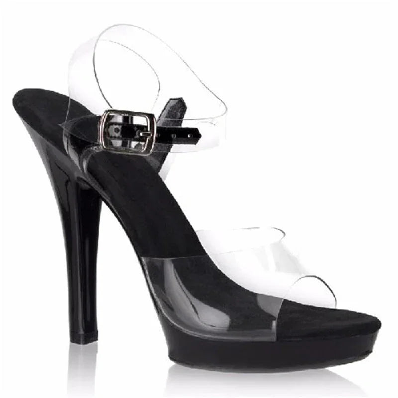 Crystal Sandals Platform Waterproof Platform High Heels - VAleG