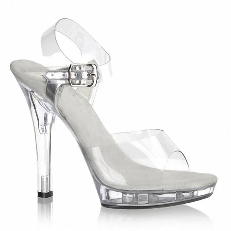 Crystal Sandals Platform Waterproof Platform High Heels - VAleG