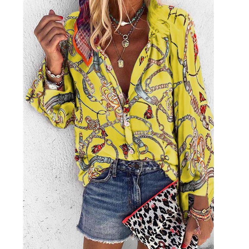 Long Sleeve Casual Women's Shirt - VAleG