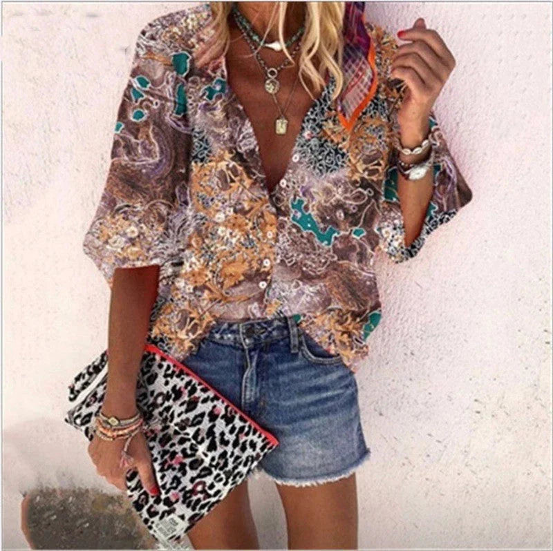 9-point sleeve versatile loose printed lining - VAleG