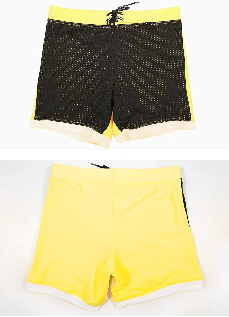 Quick-drying hot spring loose large size youth swim trunks fashion large size swimwear - VAleG