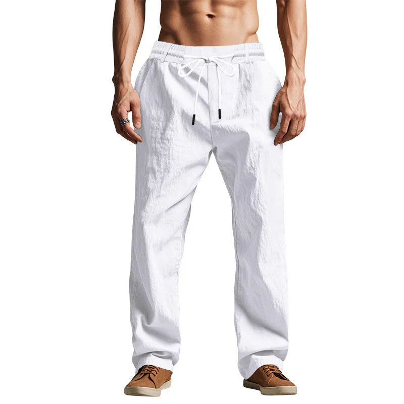 Loose Drawstring Beach Sports Trousers Men - VAleG