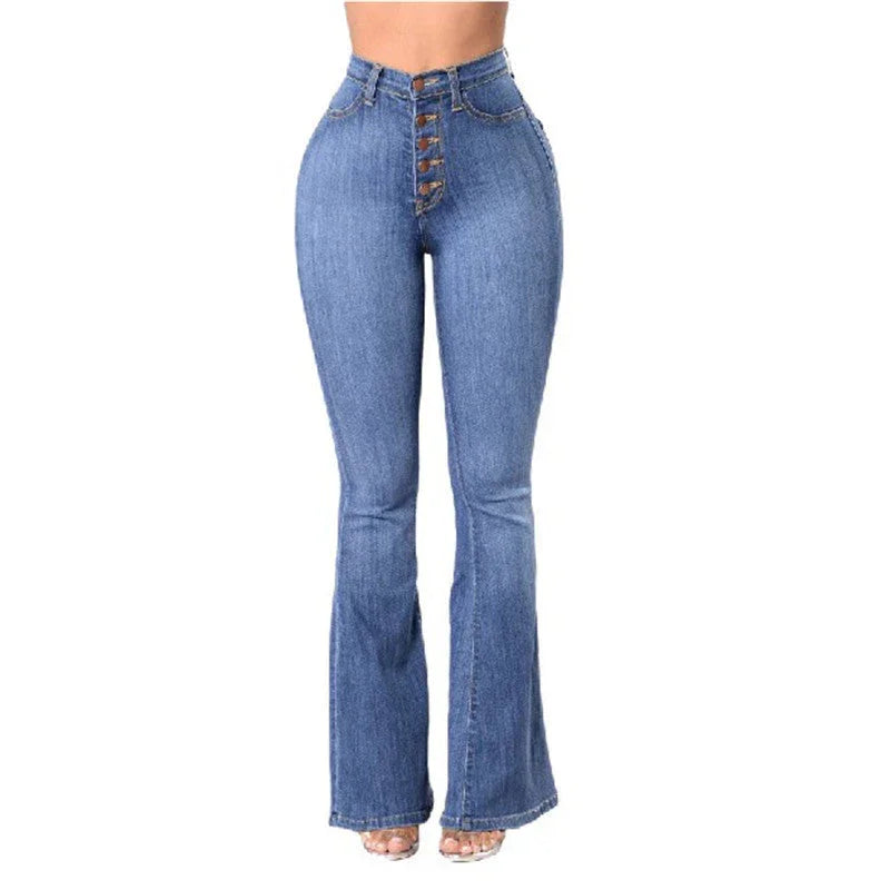 New high waist stretch jeans - VAleG