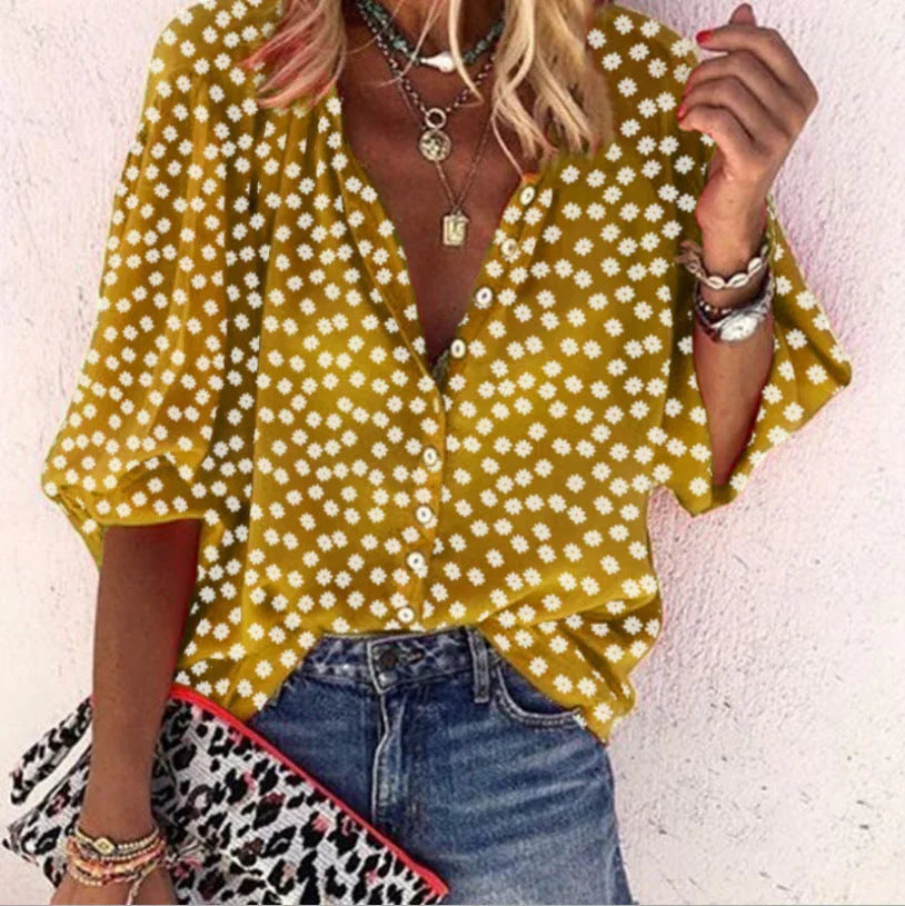 Long Sleeve Casual Women's Shirt - VAleG
