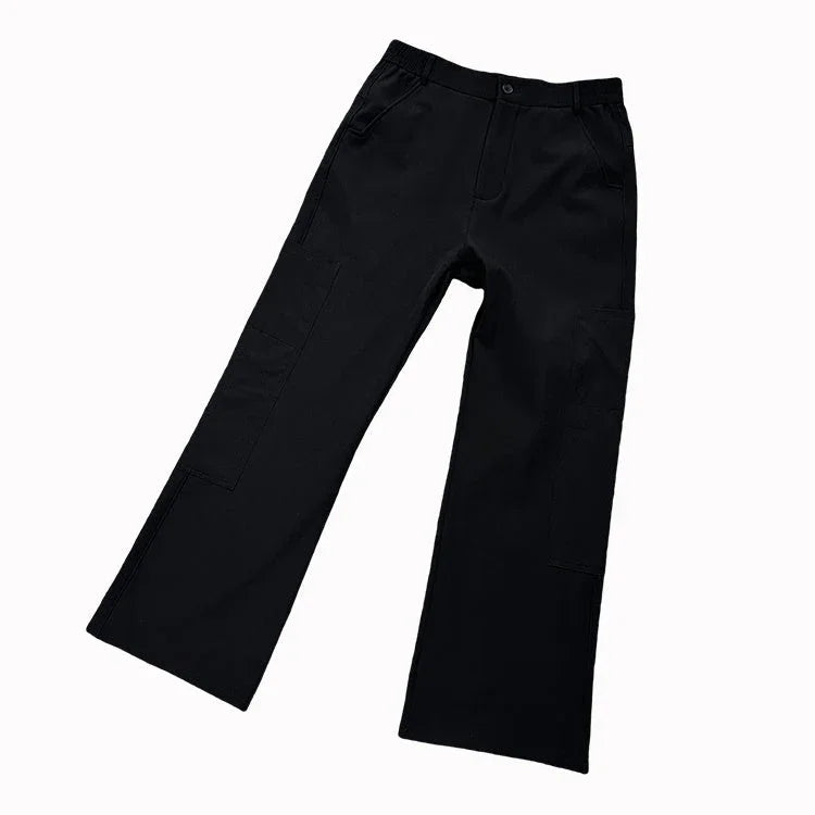 American Vibe Straight Side Zipper Three-proof Outdoor Keep Warm Soft Pants - VAleG