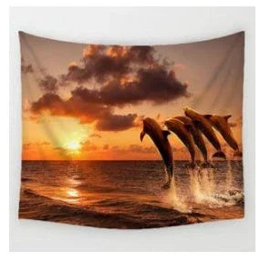 AliExpress new boho print home tapestry wall hanging wall decoration beach towel beach blanket - VAleG