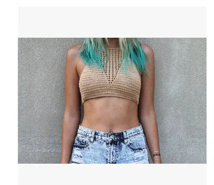 Beach knitted vest sling - VAleG