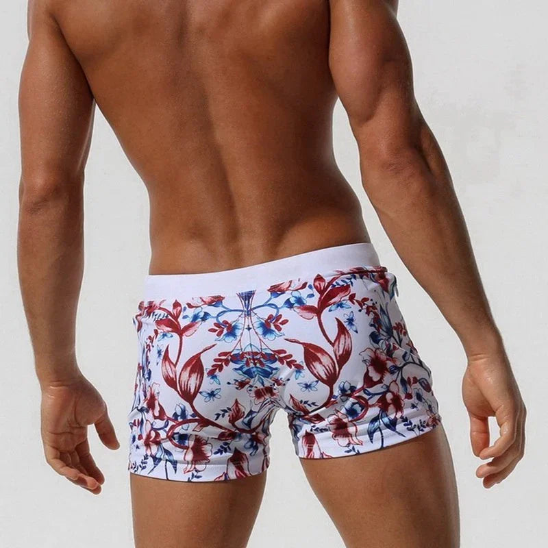 Double pocket swim trunks men's swimming trunks men's swimming trunks explosions beach swimwear - VAleG