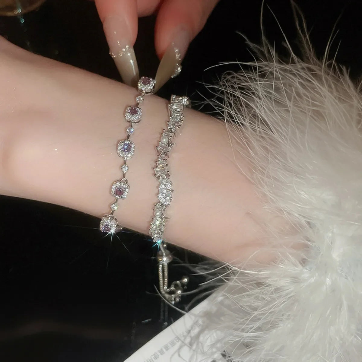 Copper Zircon Bracelet - VAleG