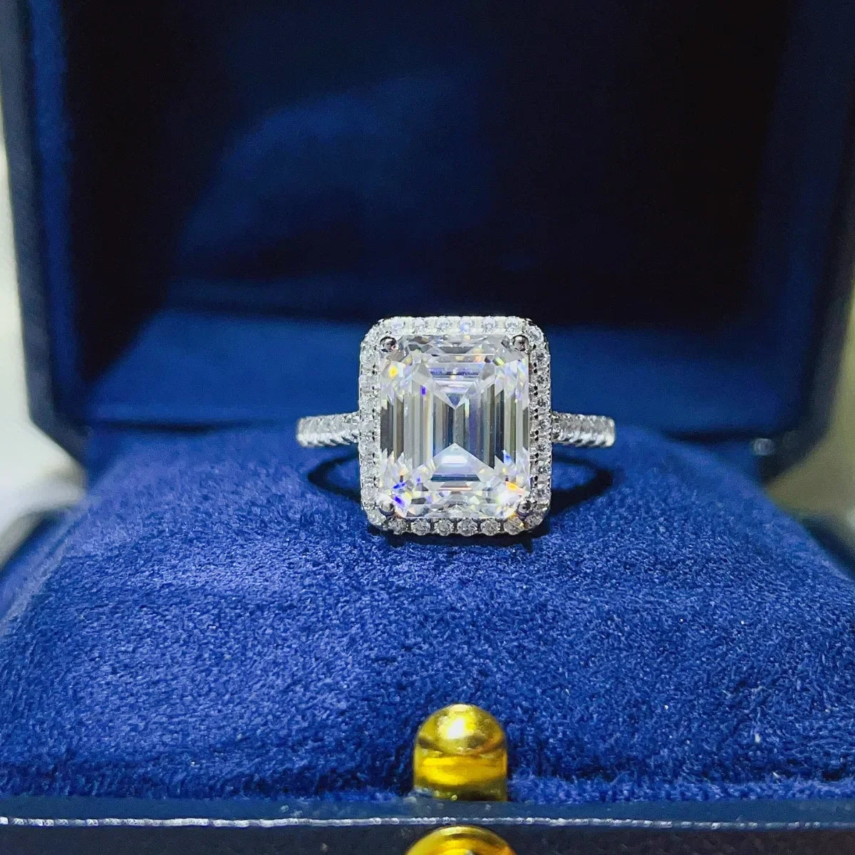 5 Carat Moissanite 925 Sterling Silver Ring - VAleG