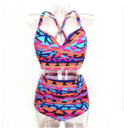 New bikini swimsuit big size retro Swimsuit Bikini - VAleG