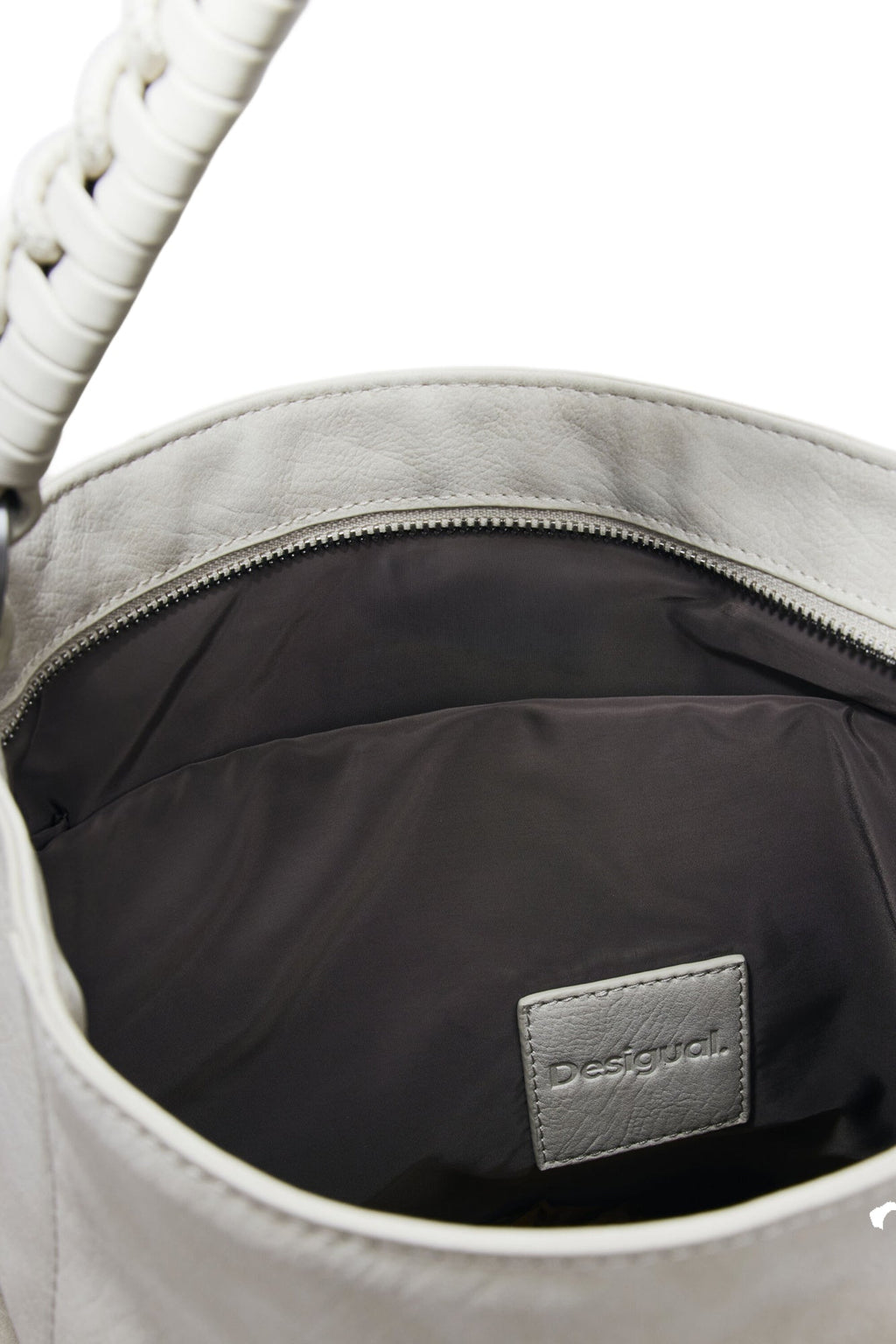 DESIGUAL Zaino Donna Beige Half Logo Africa con Stampa