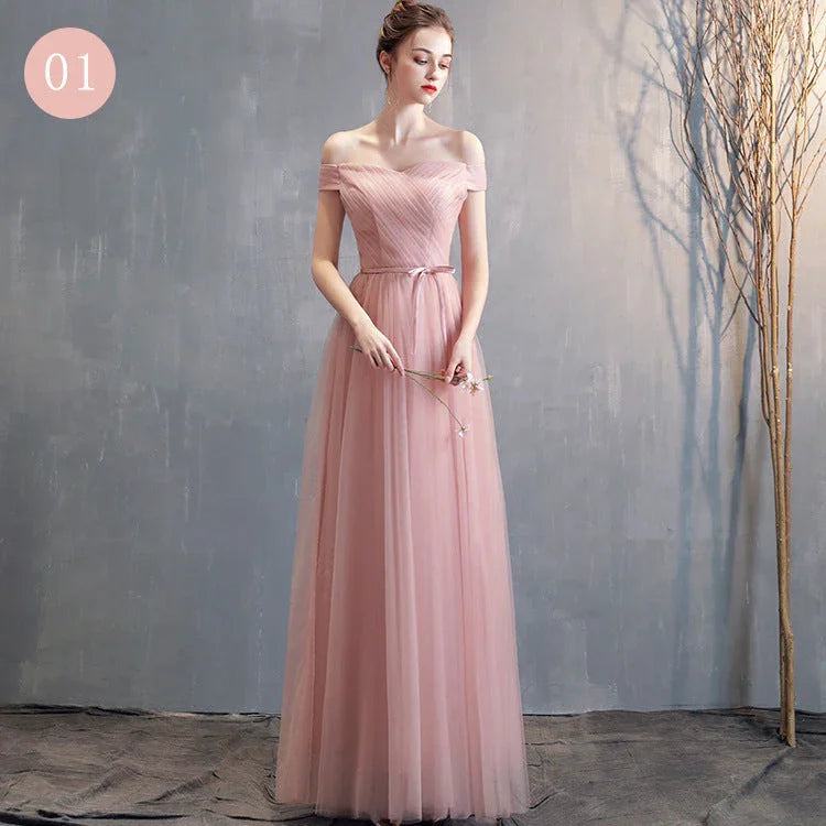 Ladies Fashion Long Simplek Evening Dress - VAleG