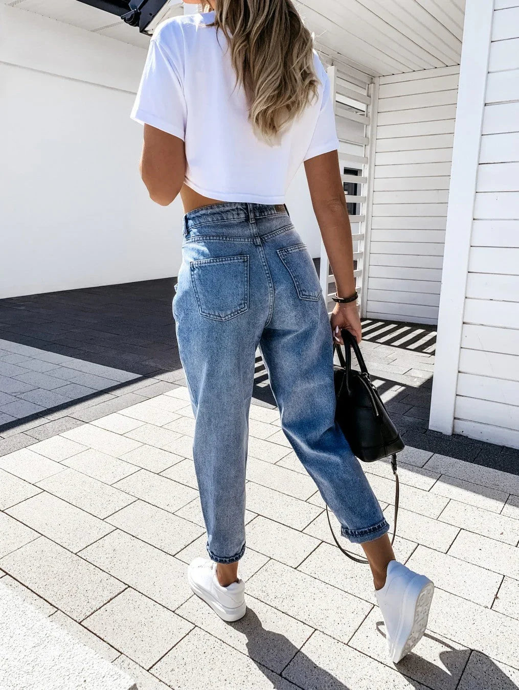 Casual Temperament Harem Pants Trousers Women's Jeans - VAleG