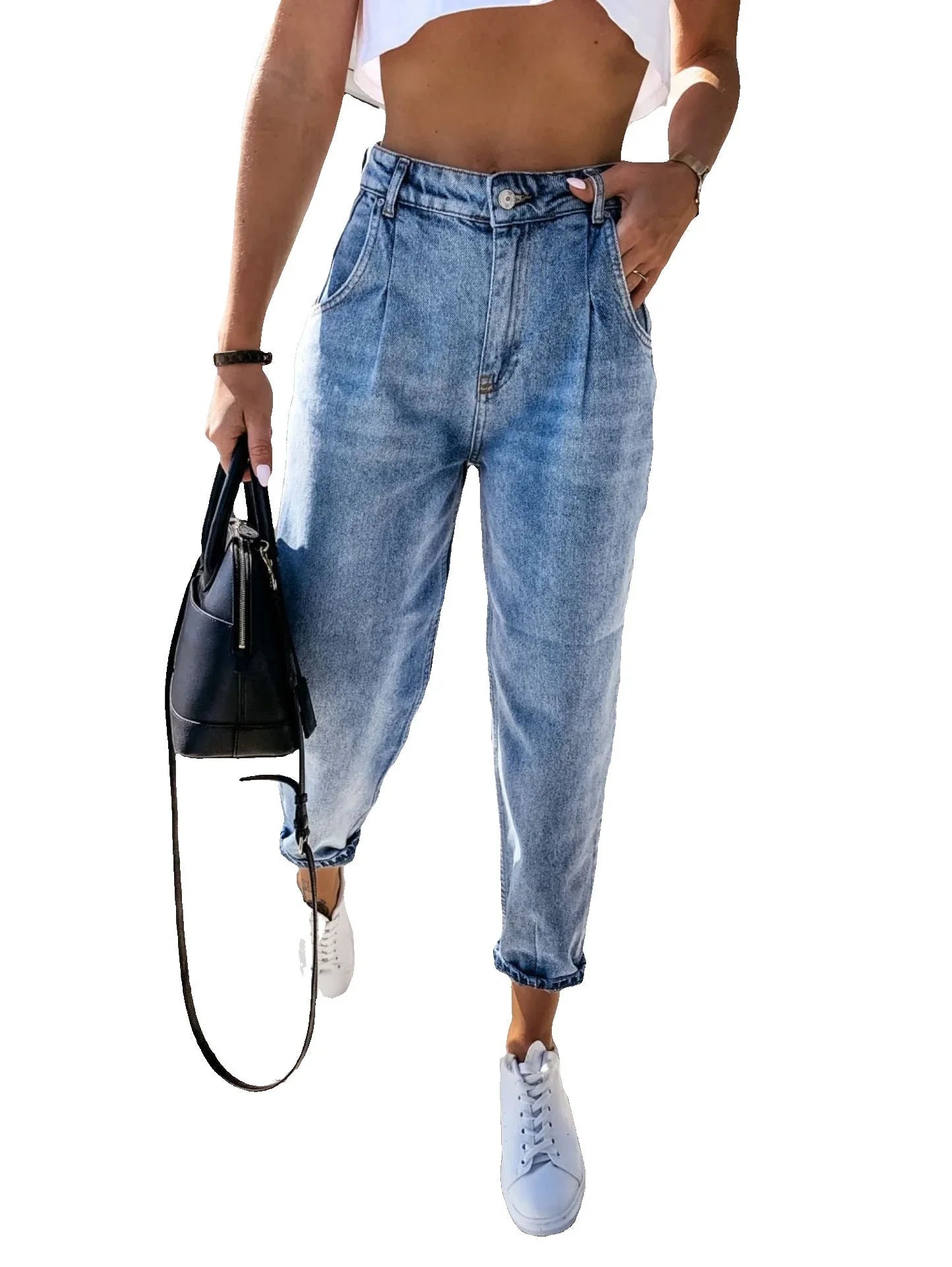 Casual Temperament Harem Pants Trousers Women's Jeans - VAleG