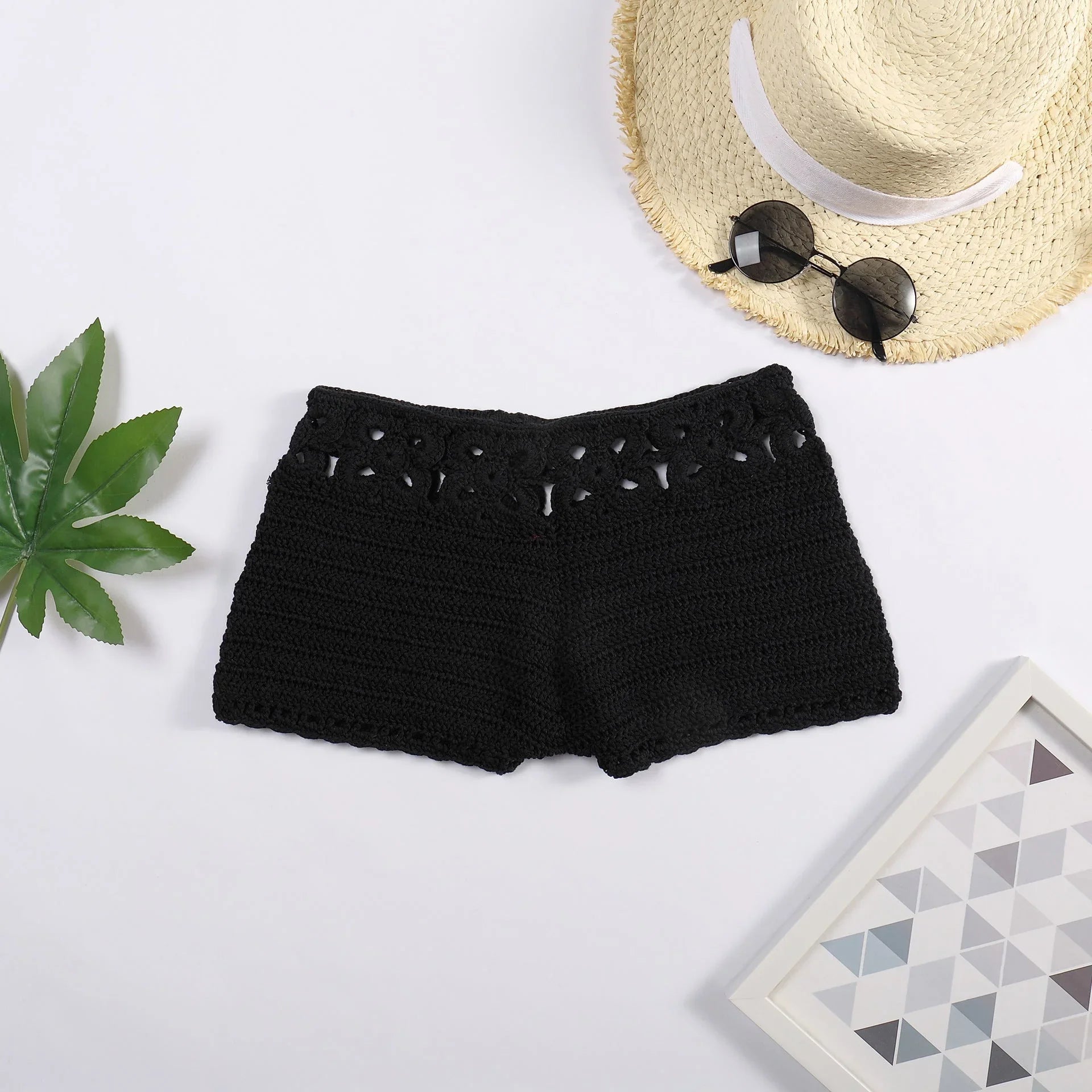 Hollow Hand-woven Beach Swimming Shorts - VAleG