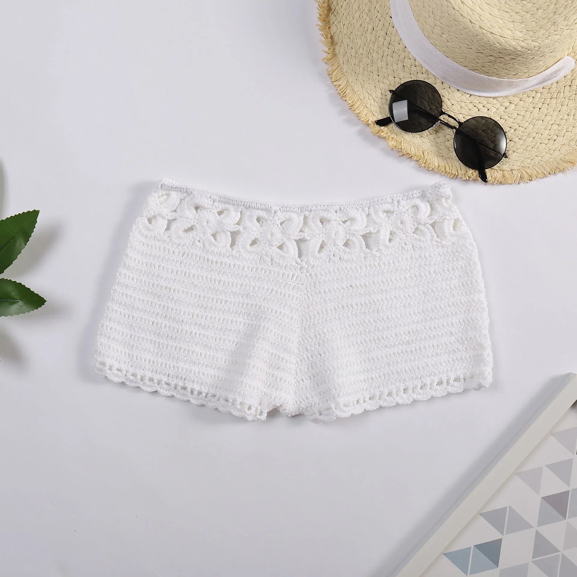 Hollow Hand-woven Beach Swimming Shorts - VAleG