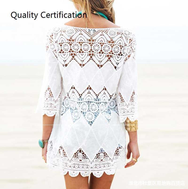 Tops Swimwear Summer Beach Dress White Beach Shirt 2 Styles - VAleG