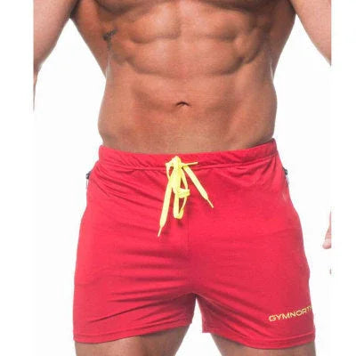 Mens Quick-drying Fitness Swimming Trunks Swimwear Sports Gym Run Shorts Casual Summer Beach Board Shorts - VAleG