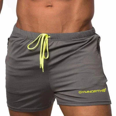 Mens Quick-drying Fitness Swimming Trunks Swimwear Sports Gym Run Shorts Casual Summer Beach Board Shorts - VAleG