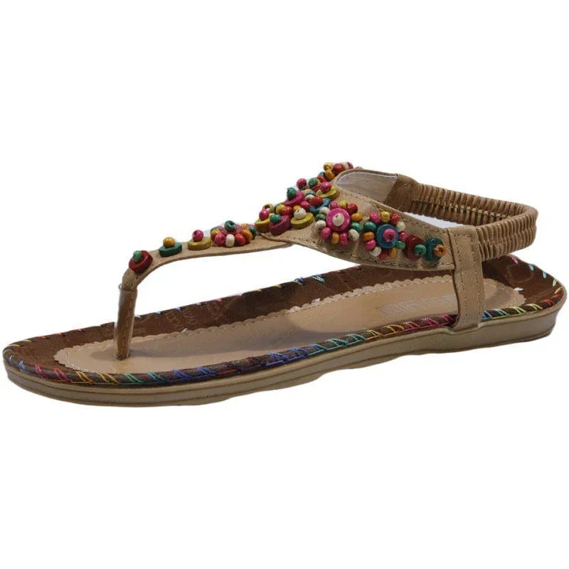 Sandals Women's Beaded Beach Shoes Women - VAleG