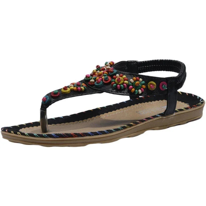 Sandals Women's Beaded Beach Shoes Women - VAleG
