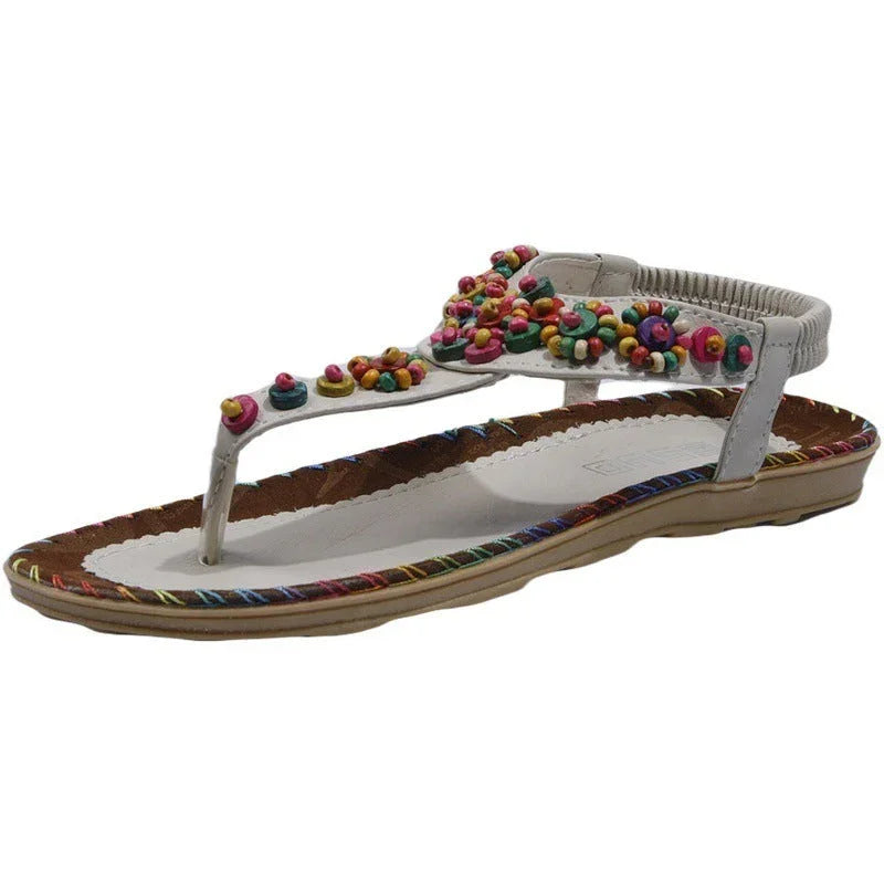 Sandals Women's Beaded Beach Shoes Women - VAleG