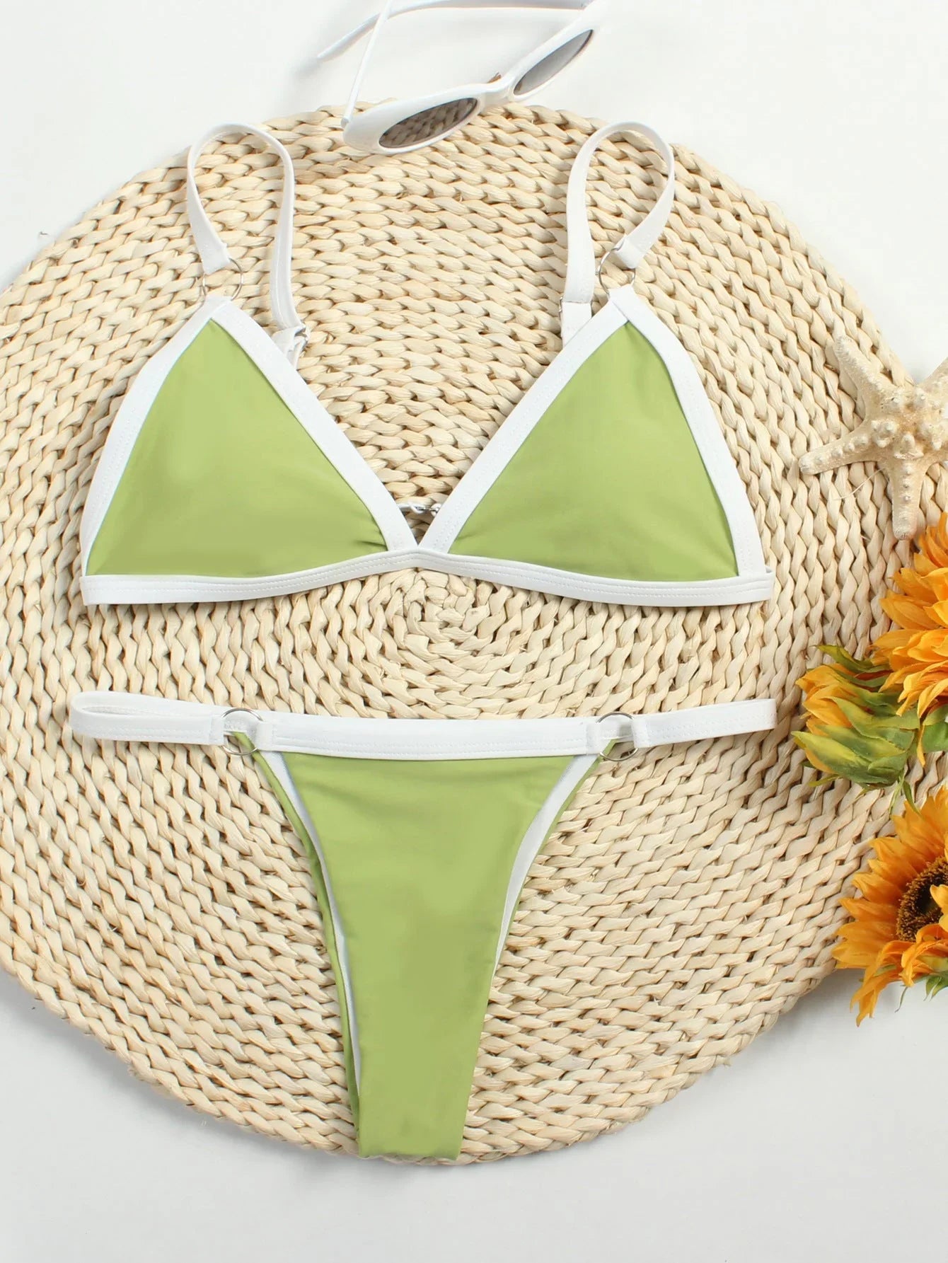 Triangle bikini split swimsuit - VAleG