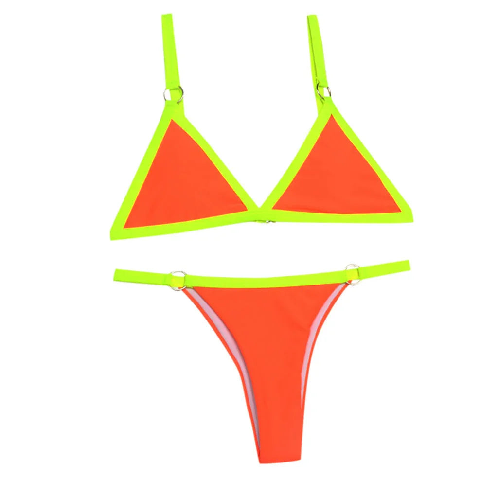 Triangle bikini split swimsuit - VAleG