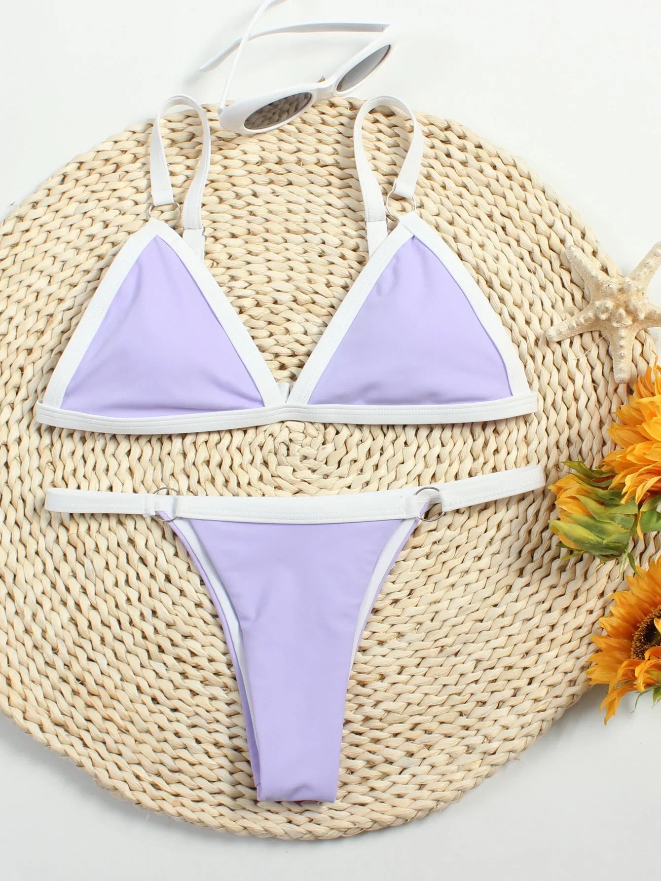 Triangle bikini split swimsuit - VAleG