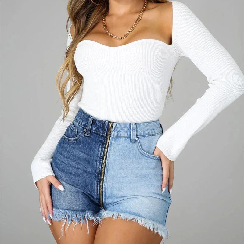Thin High Waist Street Women's Jeans - VAleG