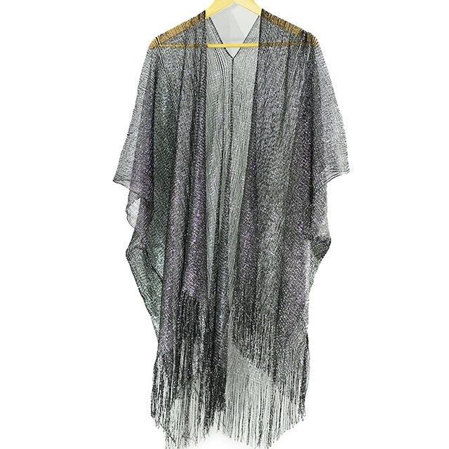 Tassel Gold Bikini Cover Up Sexy Beach Dress For Women Beach - VAleG