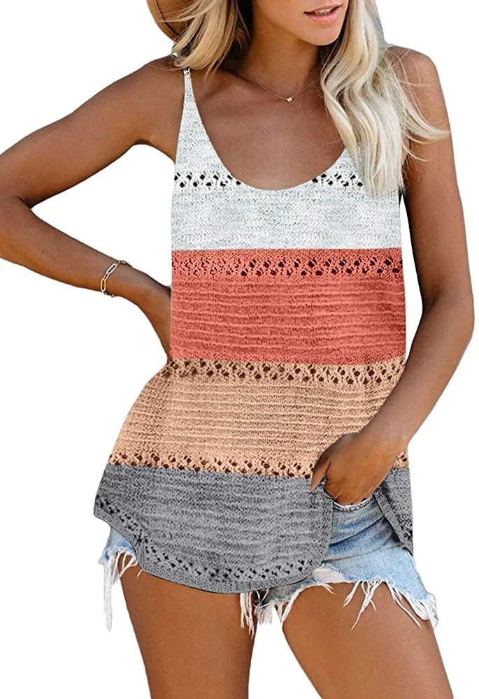 Knitted Loose Sexy Camisole - VAleG