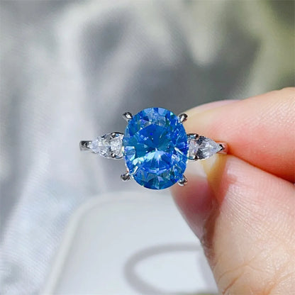 3 Carat Moissanite 925 Sterling Silver Ring - VAleG