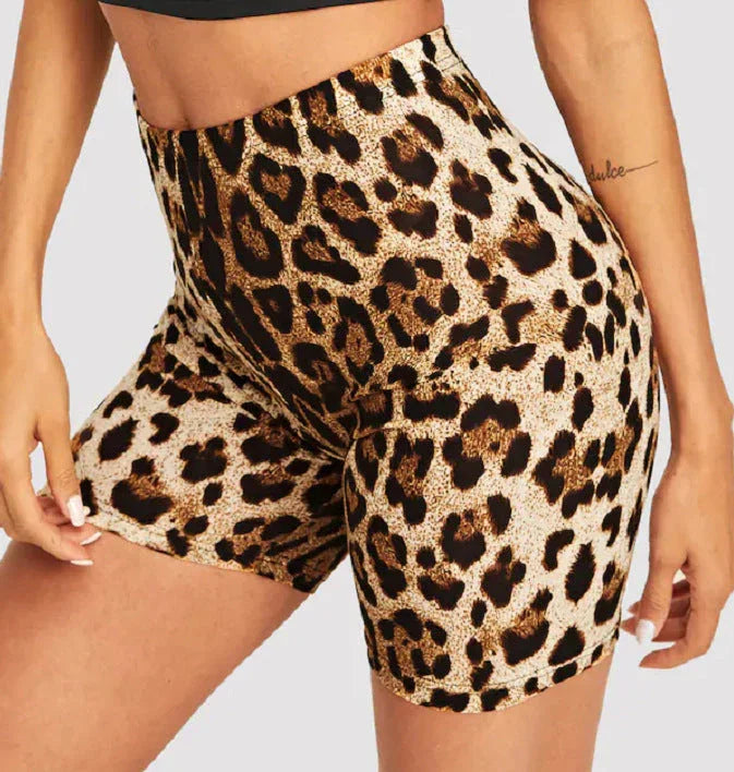 Fashion sexy leopard print hip shorts - VAleG