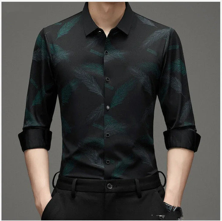 Long Sleeve Shirt Men's Trendy Non-ironing - VAleG