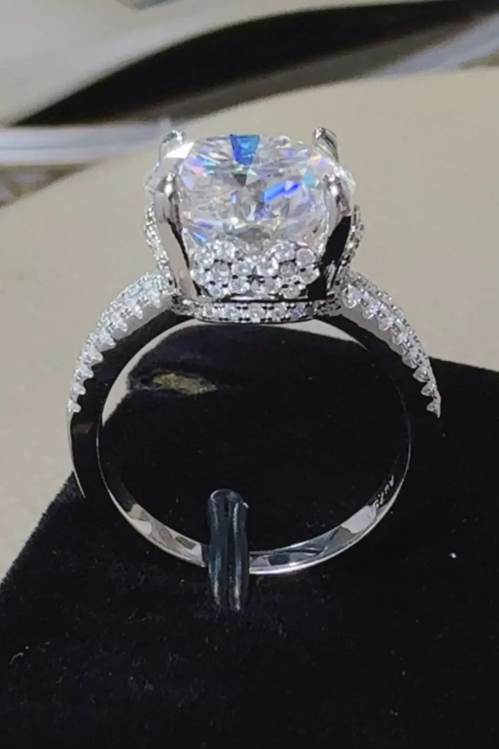 5 Carat Moissanite 925 Sterling Silver Ring - VAleG