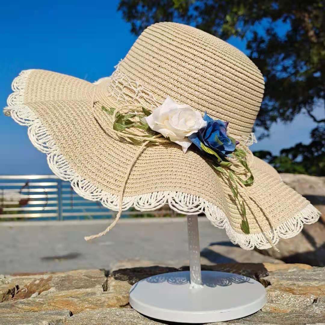 Women's Summer Sun Protection Beach Hat - VAleG