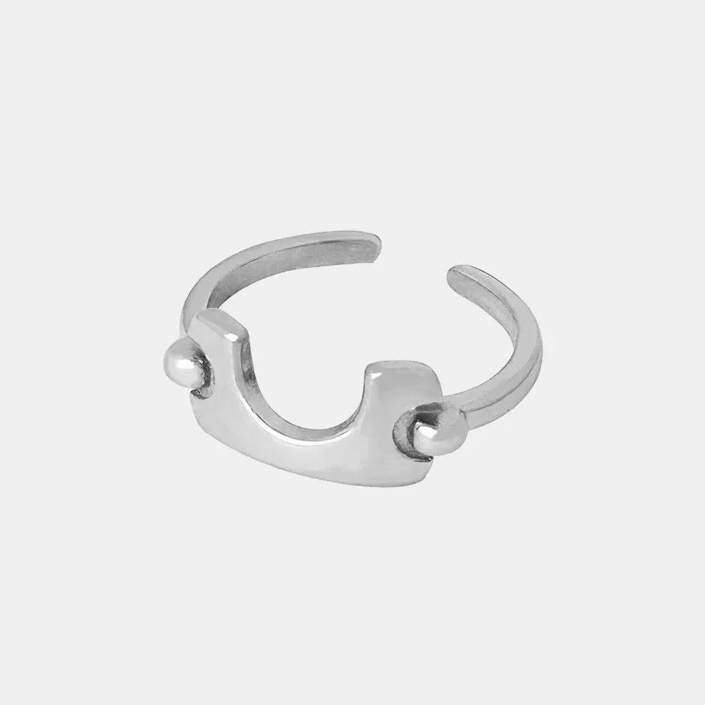 18K Gold-Plated Irregular Open Ring - VAleG
