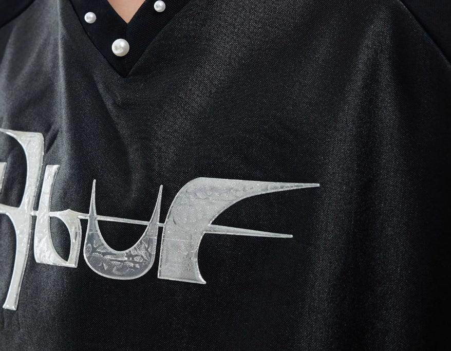 Niche Streamer Texture Deconstruction Split Stitching Short Sleeve - VAleG