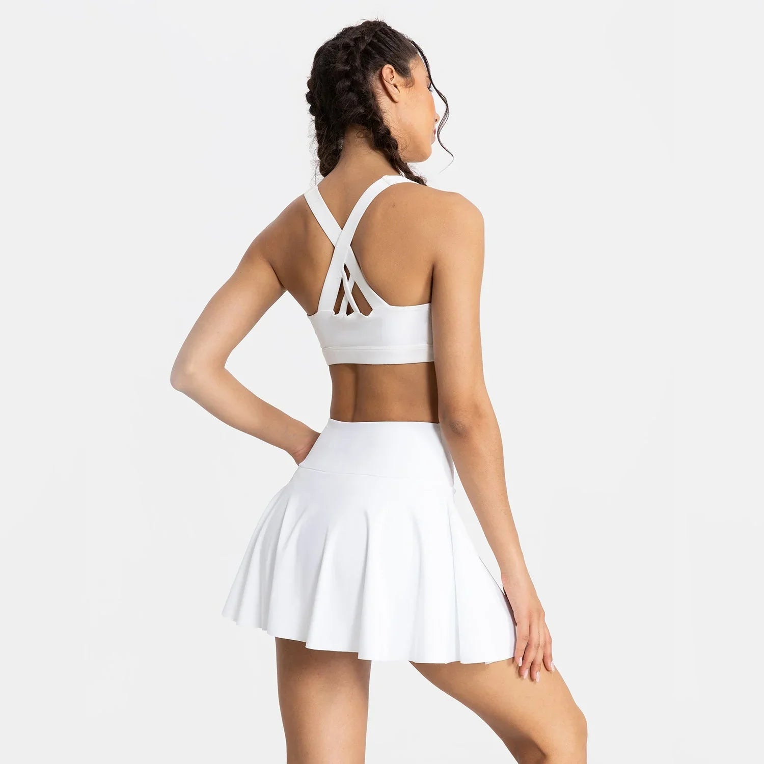 Fitness Tennis Anti-slip Pocket Sports Skirt - VAleG