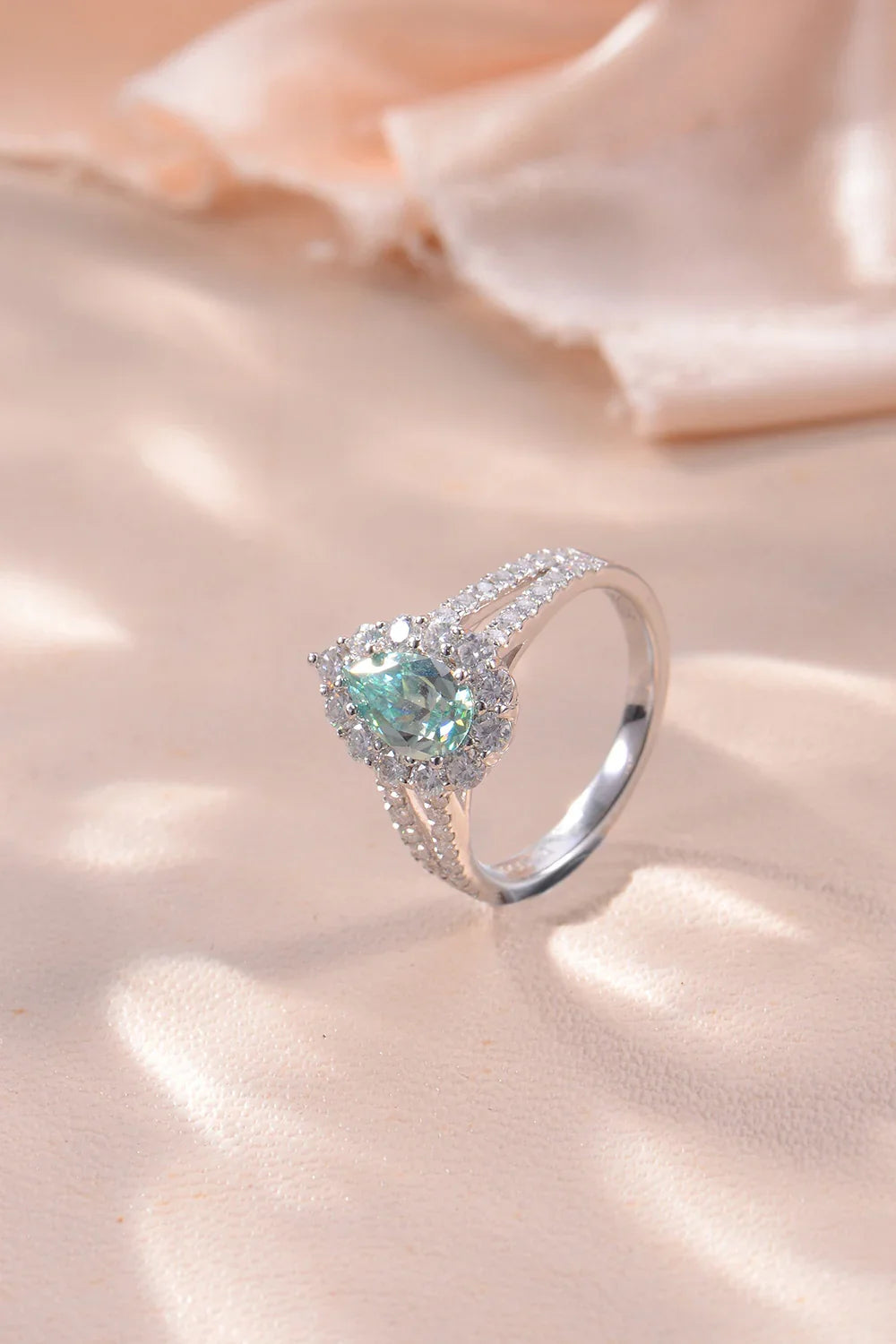 1 Carat Moissanite 925 Sterling Silver Ring - VAleG