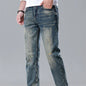 Men's Straight Slim Cotton Vintage Jeans - VAleG