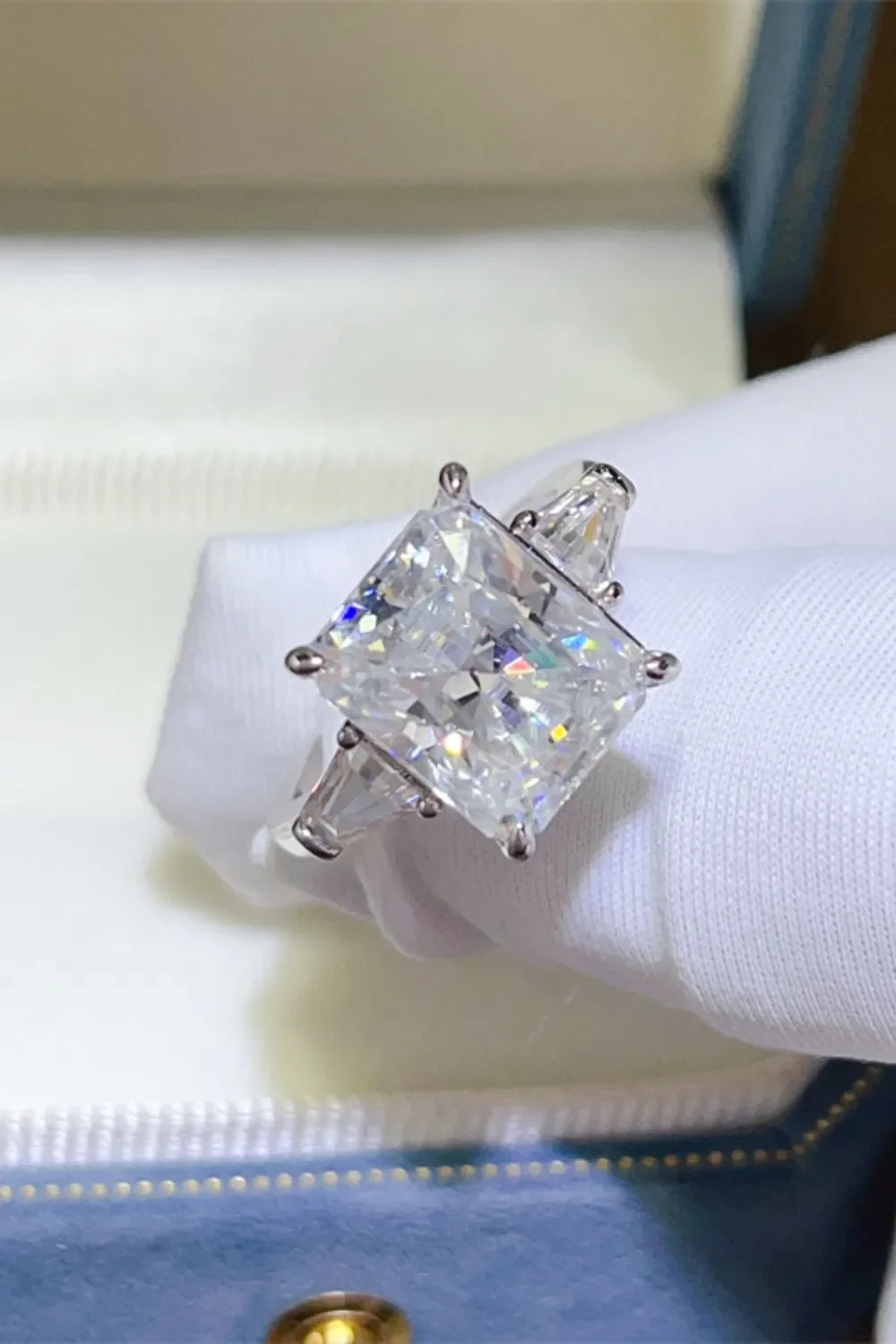 5 Carat Moissanite 925 Sterling Silver Ring - VAleG