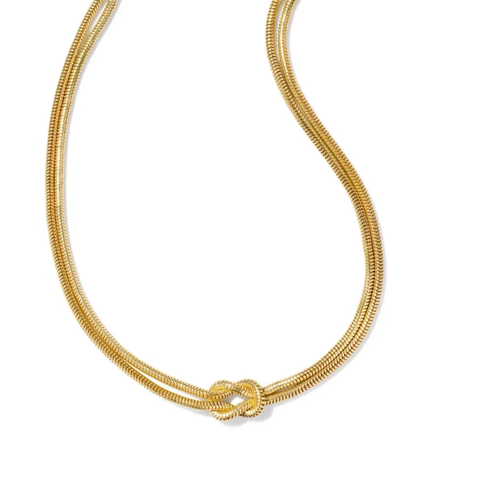 Titanium Steel Knotted Necklace - VAleG