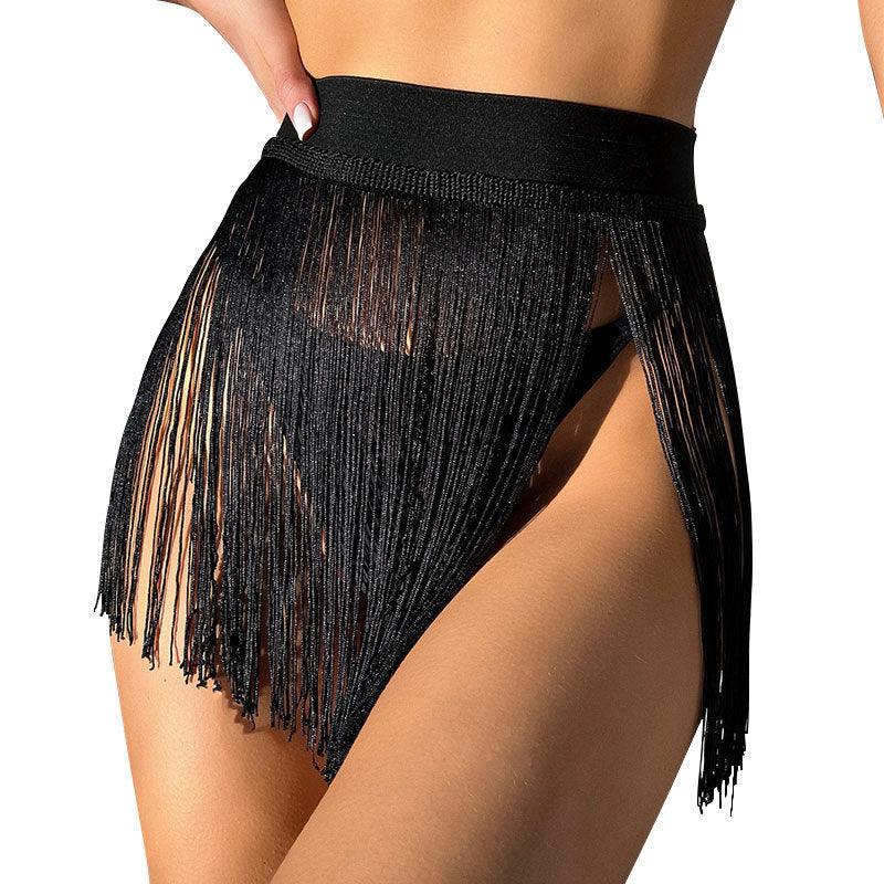Ladies Tassel Beach Holiday Short Dress - VAleG