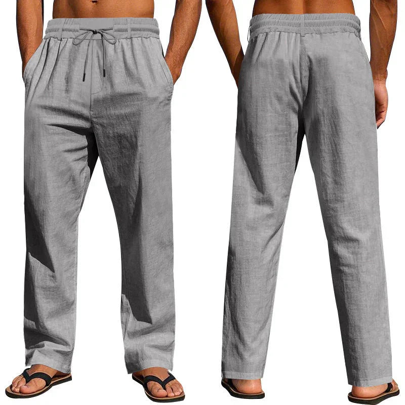 Loose Drawstring Beach Sports Trousers Men - VAleG