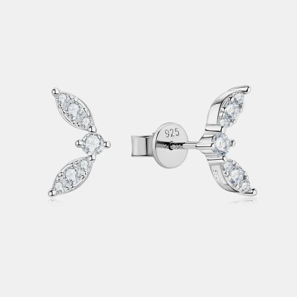 Moissanite 925 Sterling Silver Stud Earrings - VAleG