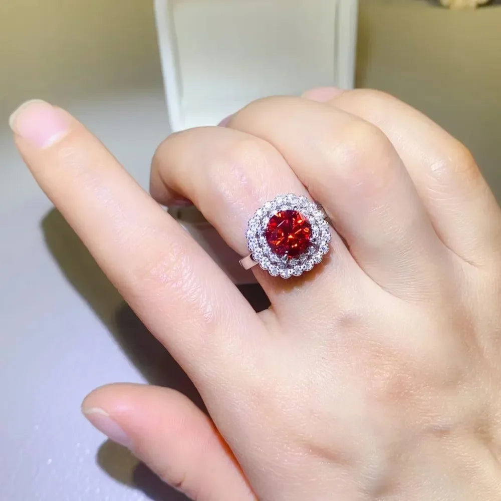 2 Carat Moissanite 925 Sterling Silver Ring - VAleG